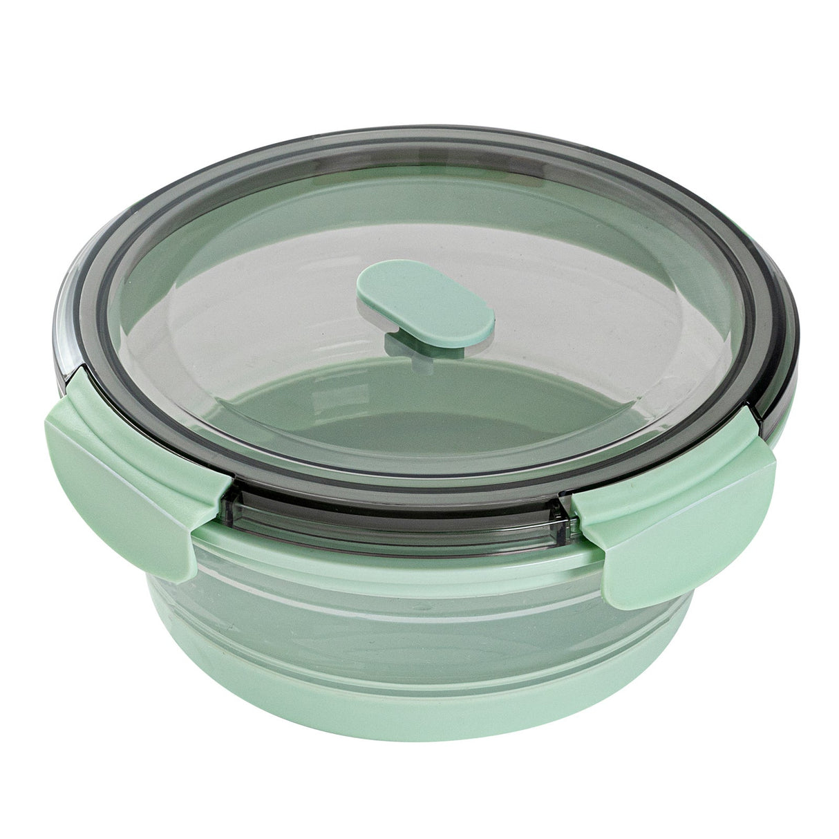 Containers, Food Storage, Fresh Hero 34 Ounce, Collapsible Airtight, Green, Plastic, 7.25 x 7.25 x 3 Inch, includes Vented Lid,1 - 1 EACH