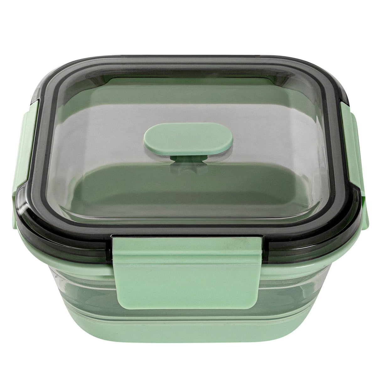 Containers, Food Storage, Fresh Hero 24 Ounce, Collapsible Airtight, Green, Plastic, 6 x 6 x 2.75 Inch, includes Vented Lid,1 - 1 EACH