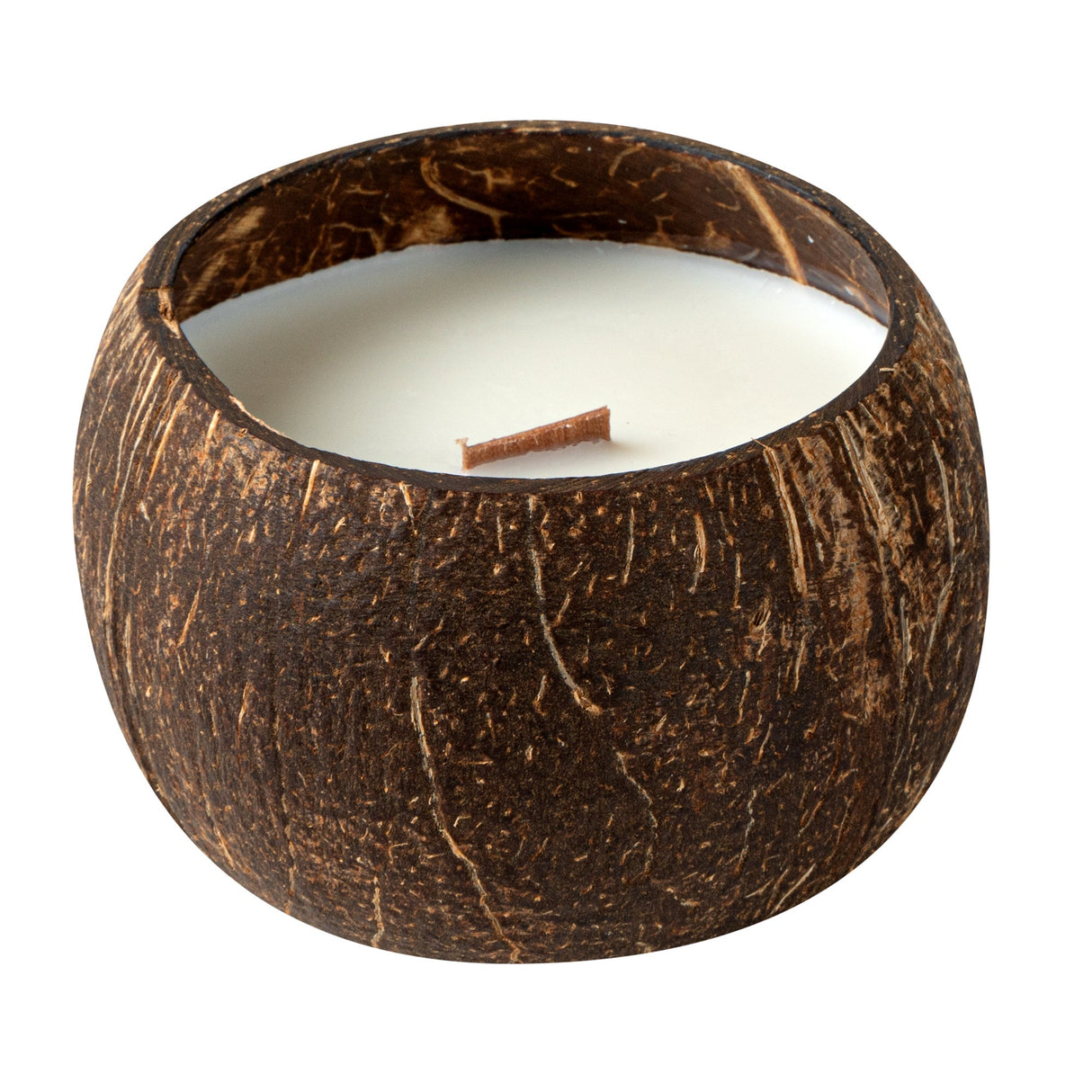 Candle, Bowl, Coco Casa, Sandalwood, Coconut Shell, 4 x 4 x 2.75 Inch,1 - 1 EACH