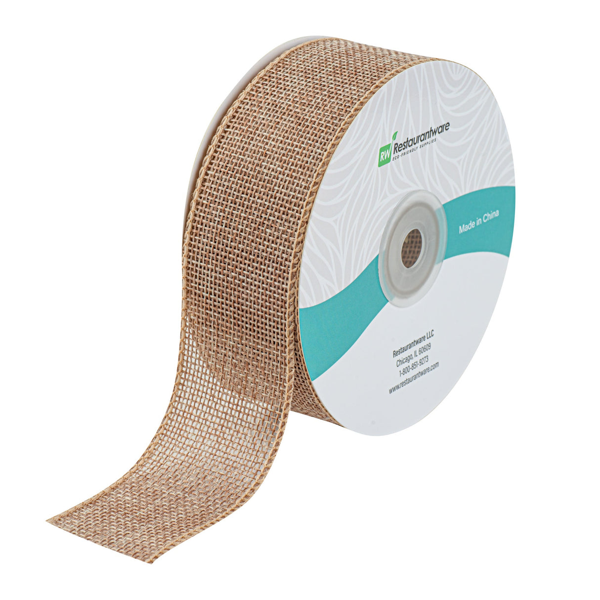 Ribbons, Linen, Gift Tek 1.50 Inch, Single-Face, Cotton, 10 Yard,10 - 1 EACH