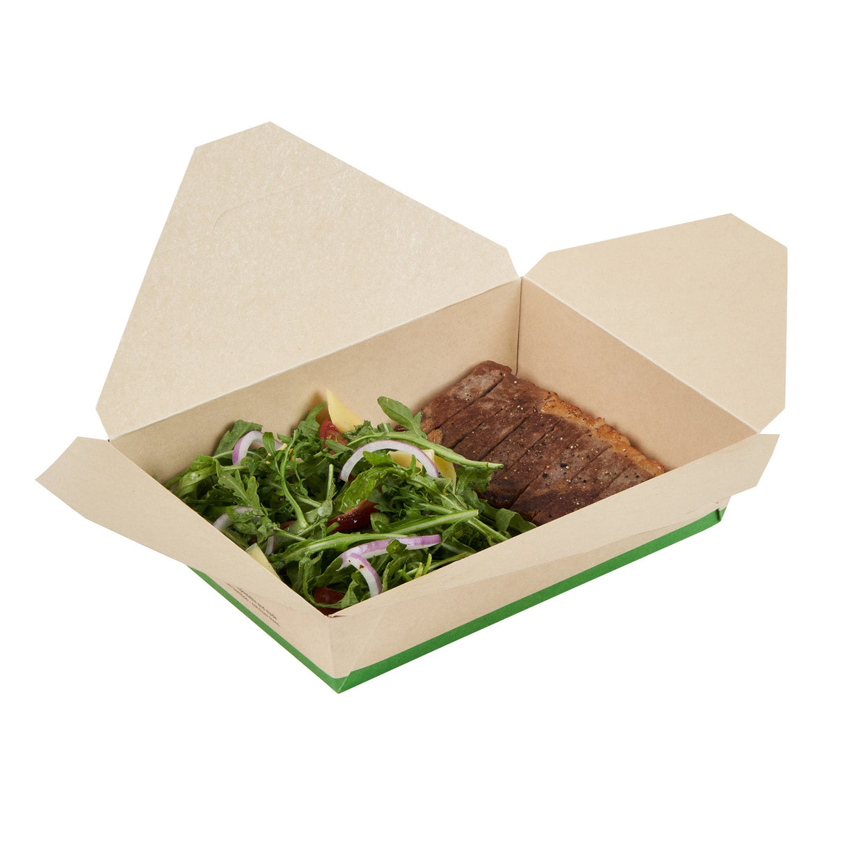 Containers, Take-Out, Sustain 49 Ounce, PLA-Lined Bamboo Paper, 8.50 x 6.25 x 2 Inch, #2, Rectangular,4 - 50 COUNT