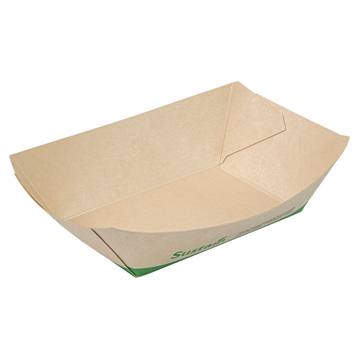 Boats, Sustain 4.25 x 2.75 x 1.50 Inch, PLA-Lined Bamboo Paper, 4.25 x 2.75 x 1.50 Inch, #50,8 - 50 COUNT