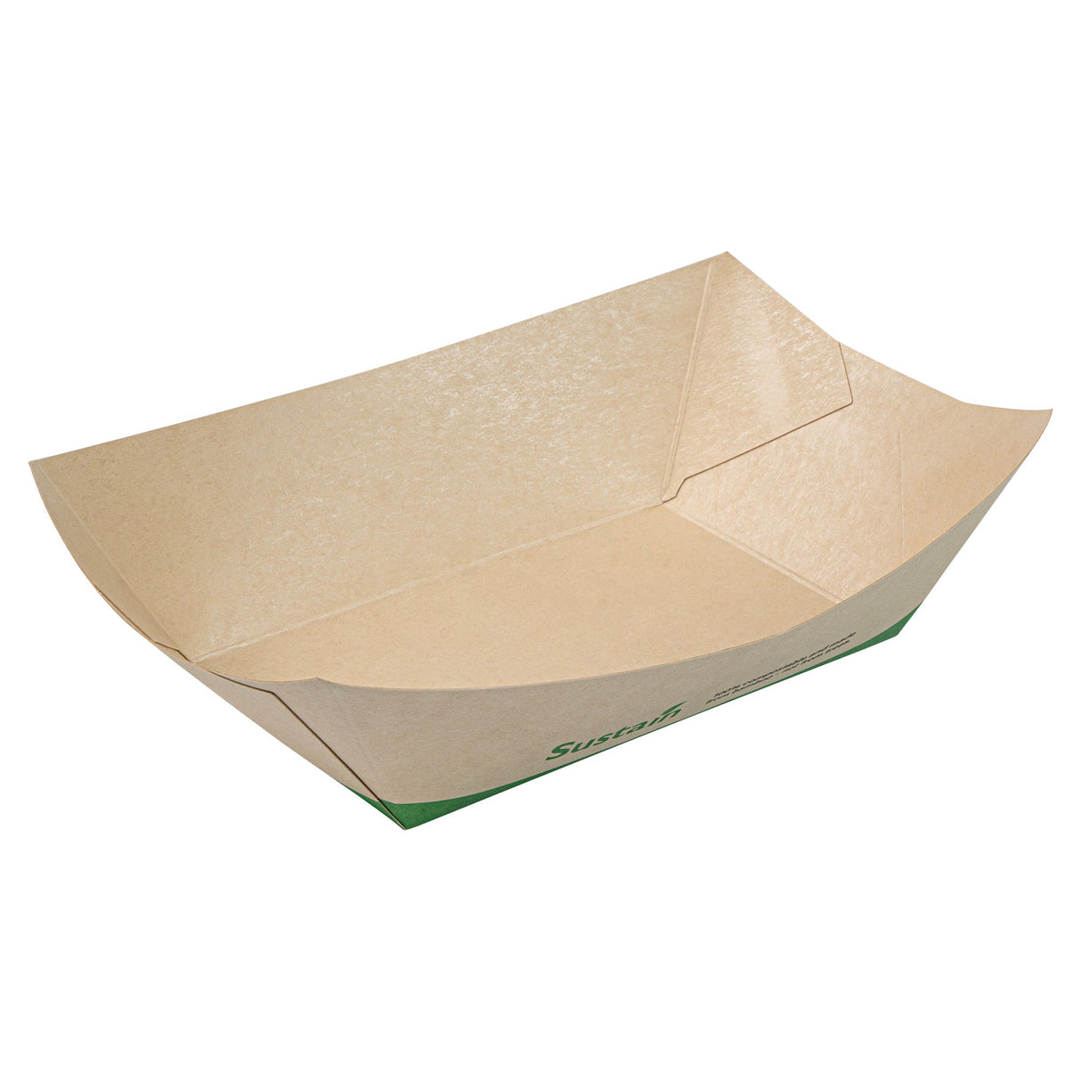 Boats, Sustain 5.50 x 3.50 x 2 Inch, PLA-Lined Bamboo Paper, #100,4 - 50 COUNT