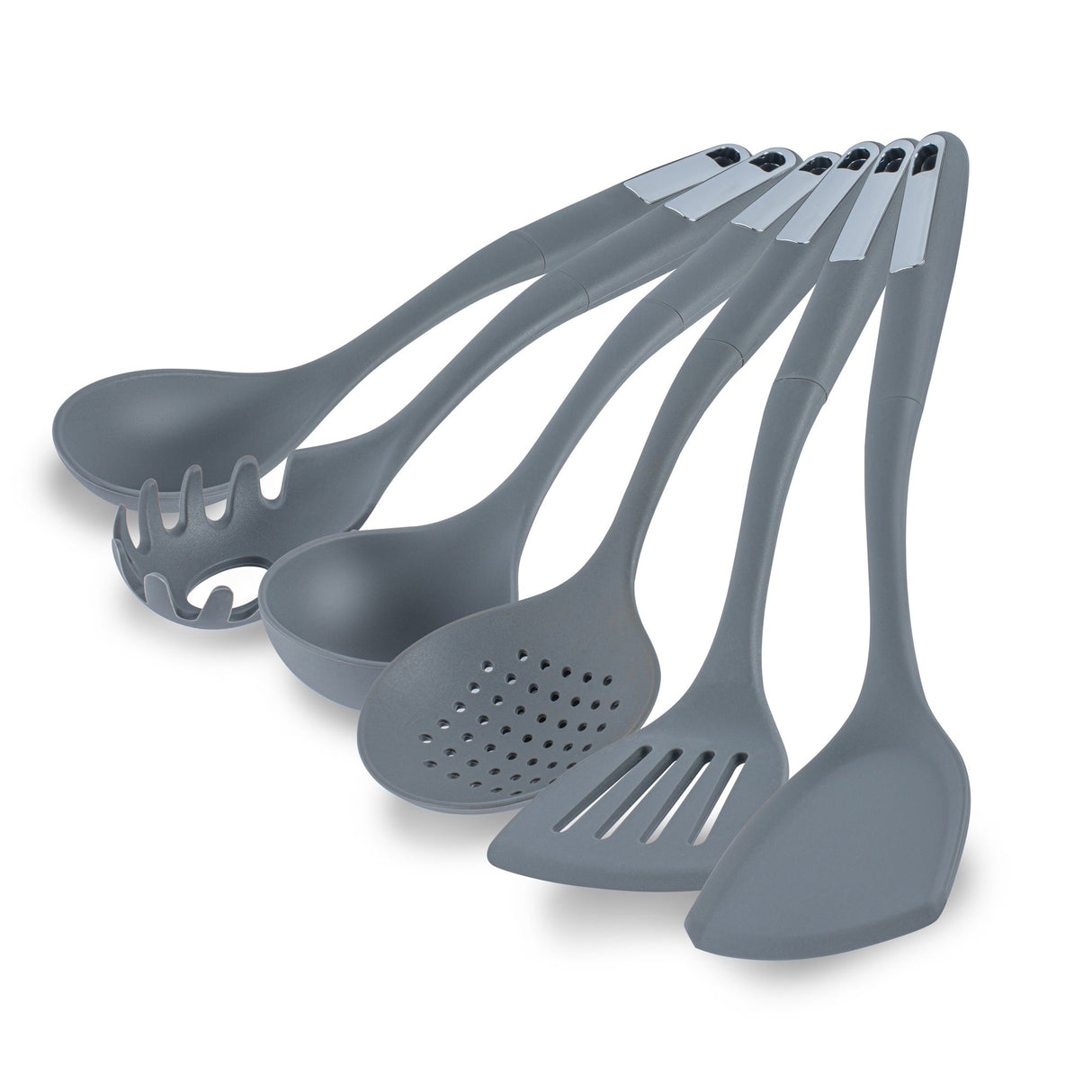 Utensil Sets, Cooking, Met Lux 6-Piece, Silicone, Dark Gray,10 - 1 EACH