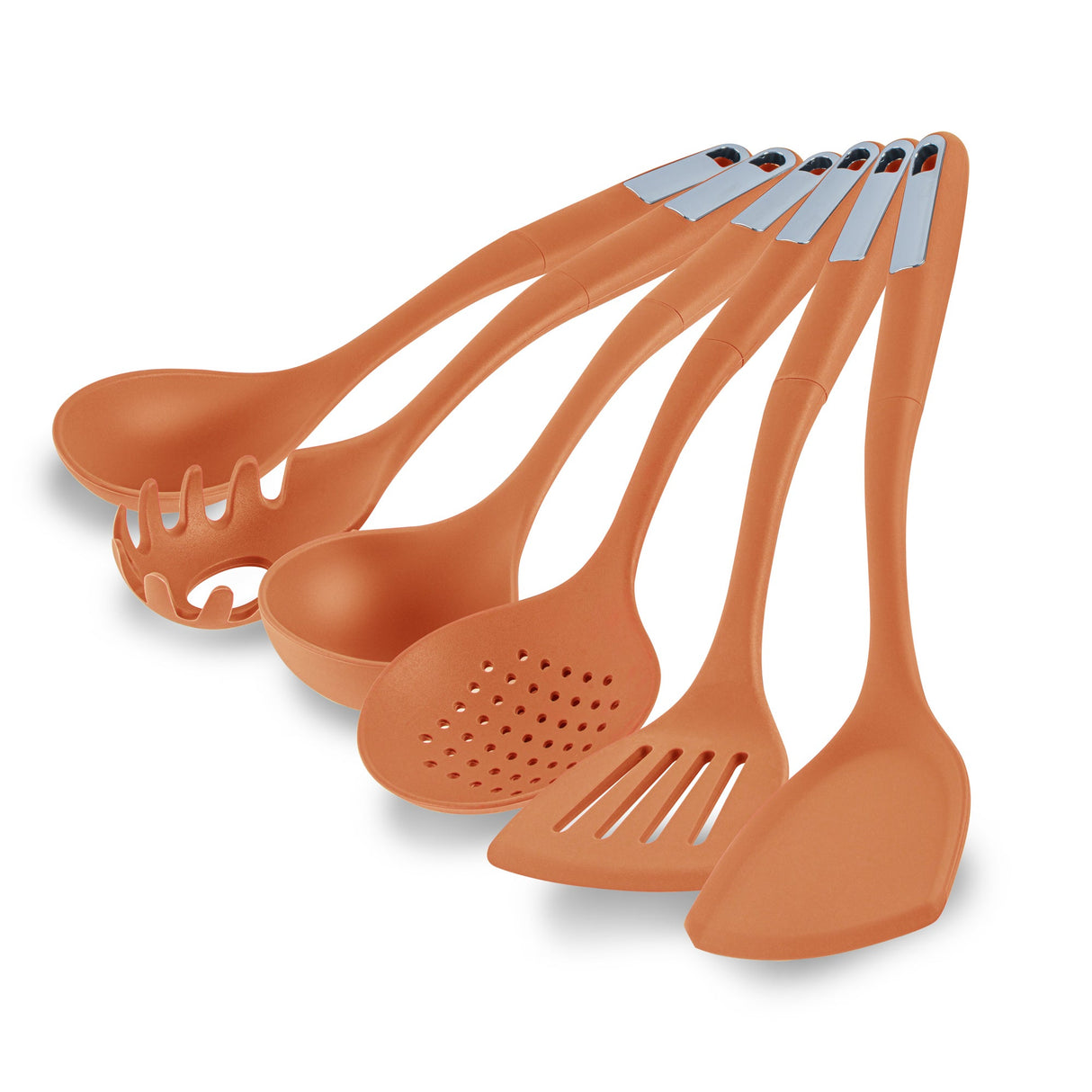 Utensil Sets, Cooking, Met Lux 6-Piece, Silicone, Orange,10 - 1 EACH