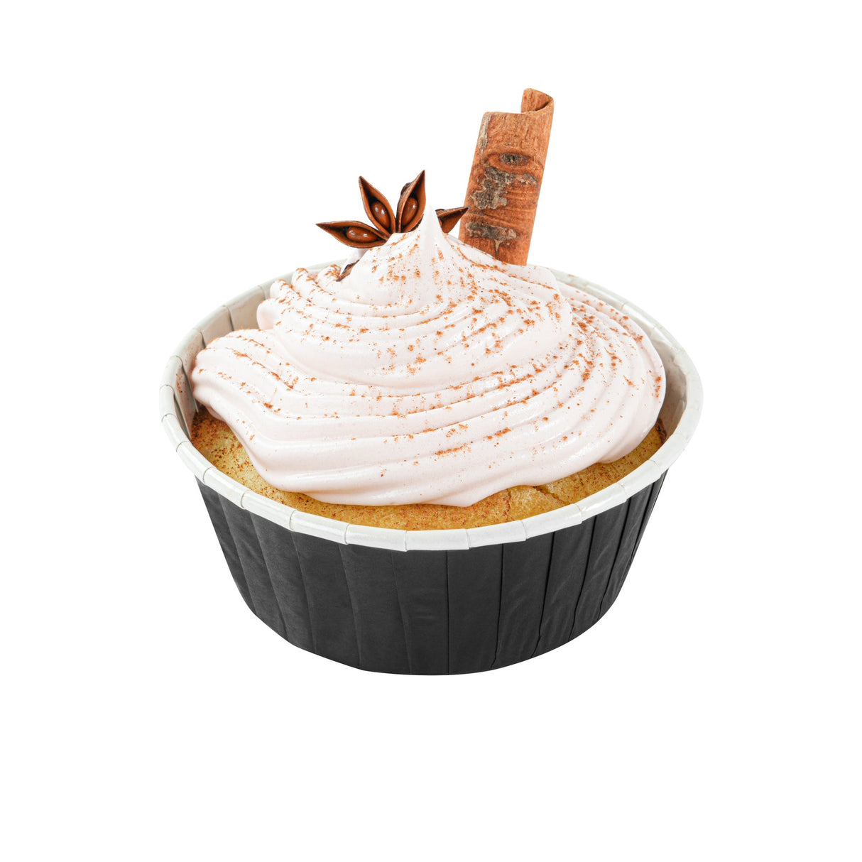 Cups, Baking, 5 Ounce, Paper, Black, Pleated, Large 3.75 x 3.75 x 1.50 Inch, Round,200 - 1 EACH