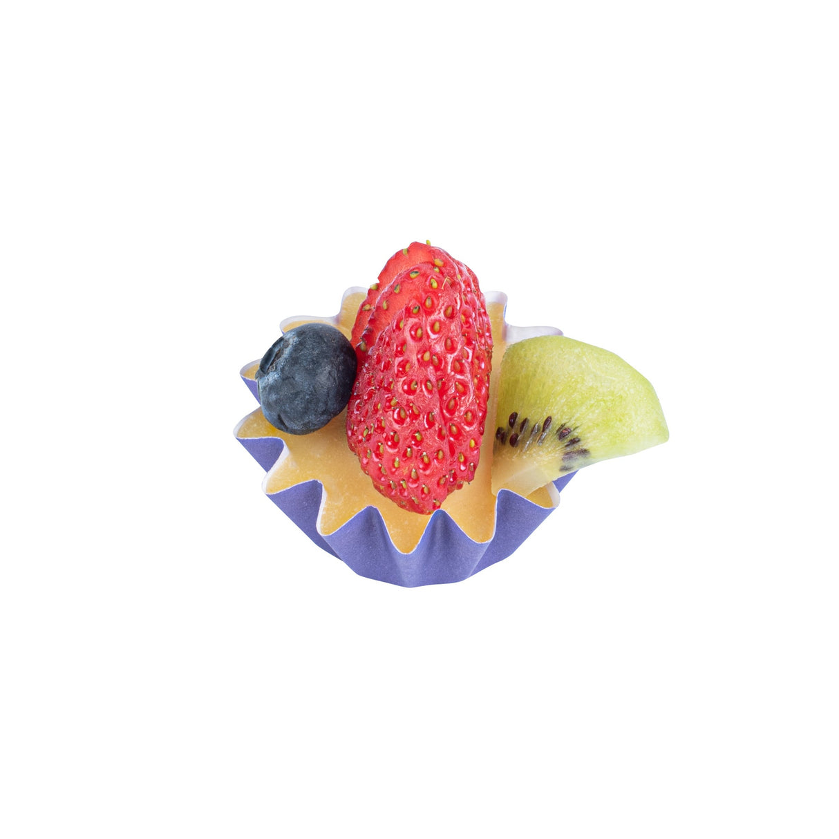 Cups, Baking, 0.40 Ounce, Paper, Purple, Flared, Mini 2 x 2 x 0.50 Inch,200 - 1 EACH