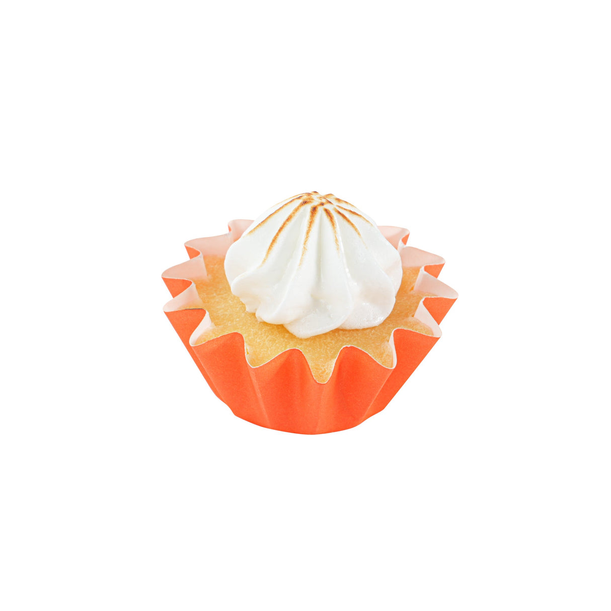Cups, Baking, 0.40 Ounce, Paper, Tangerine Orange, Flared, Mini 2 x 2 x 0.50 Inch,200 - 1 EACH