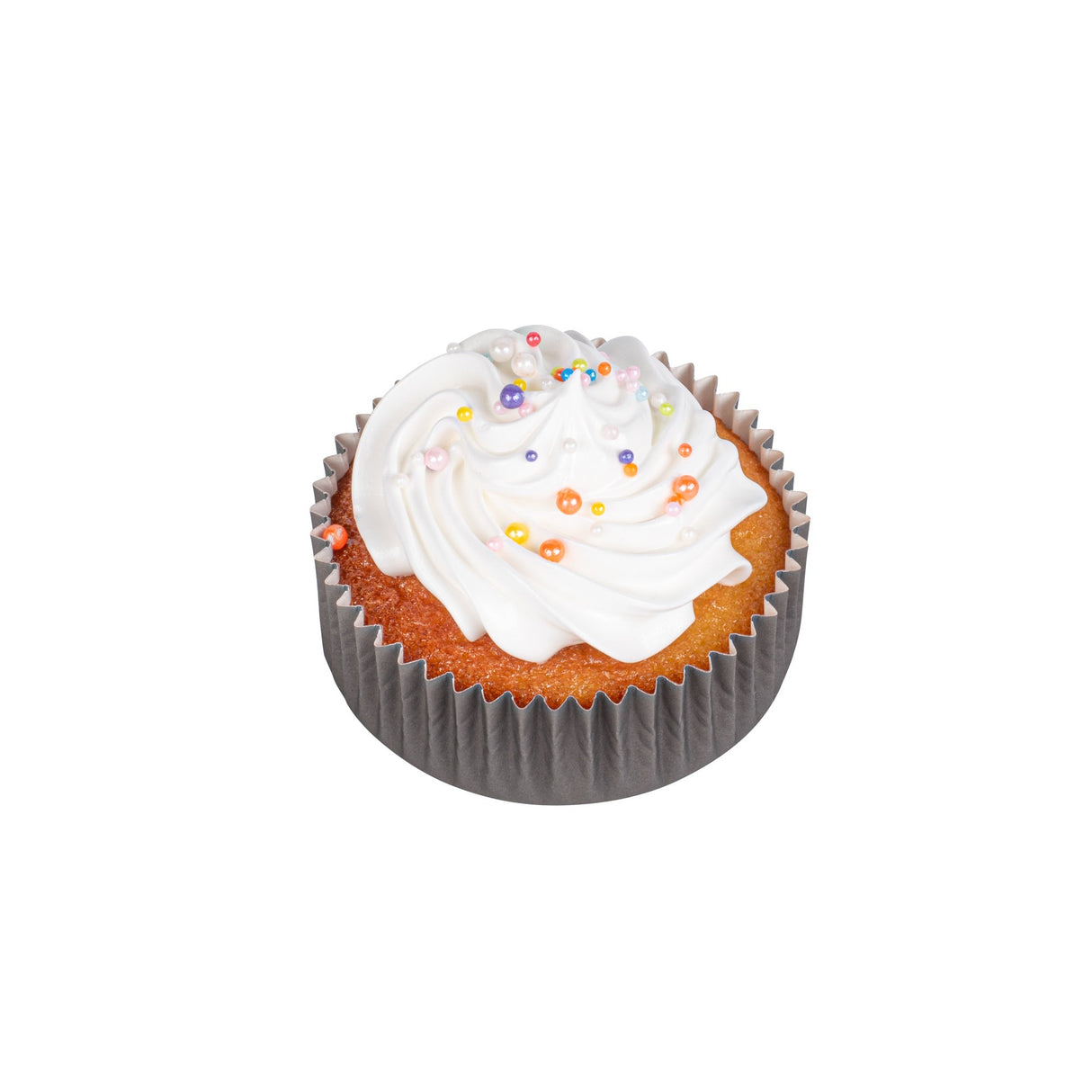 Cups, Baking, 4 Ounce, Paper, Gray, Ridged, 3.50 x 3.50 x 1 Inch, Round,200 - 1 EACH