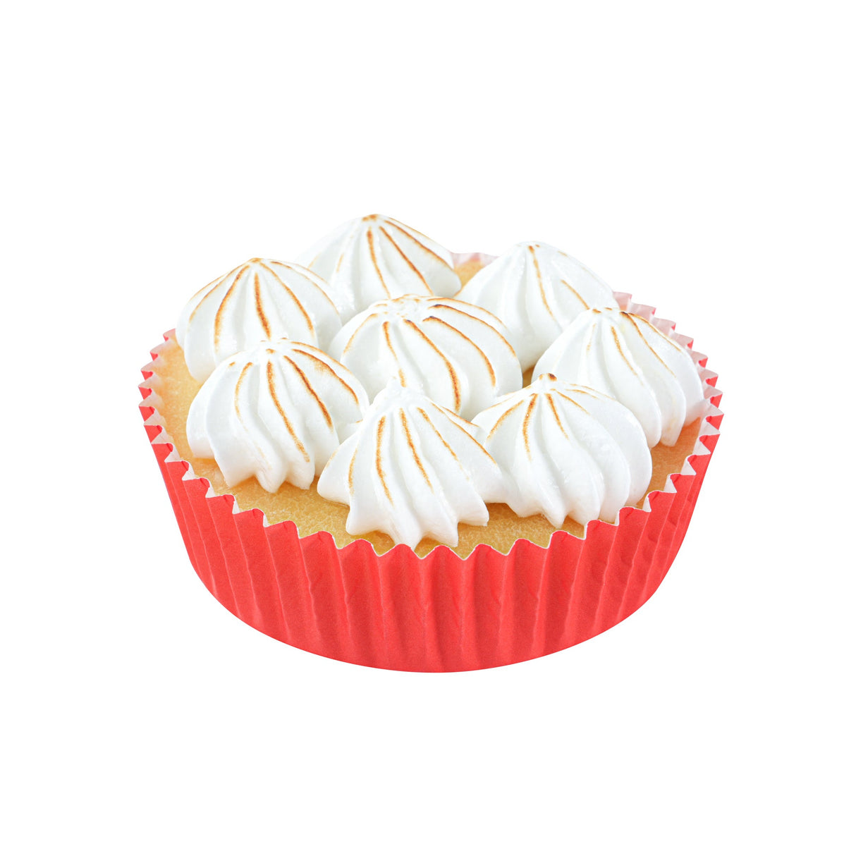 Cups, Baking, 4 Ounce, Paper, Red, Ridged, 3.50 x 3.50 x 1 Inch, Round,200 - 1 EACH