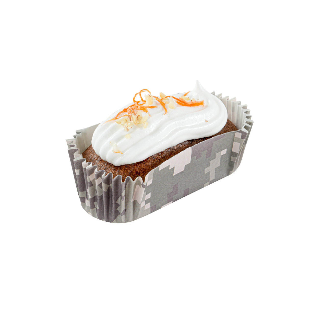 Cups, Baking, 1 Ounce, Paper, Camouflage, Ridged, 3.50 x 1.50 x 0.75 Inch, Elliptical,200 - 1 EACH