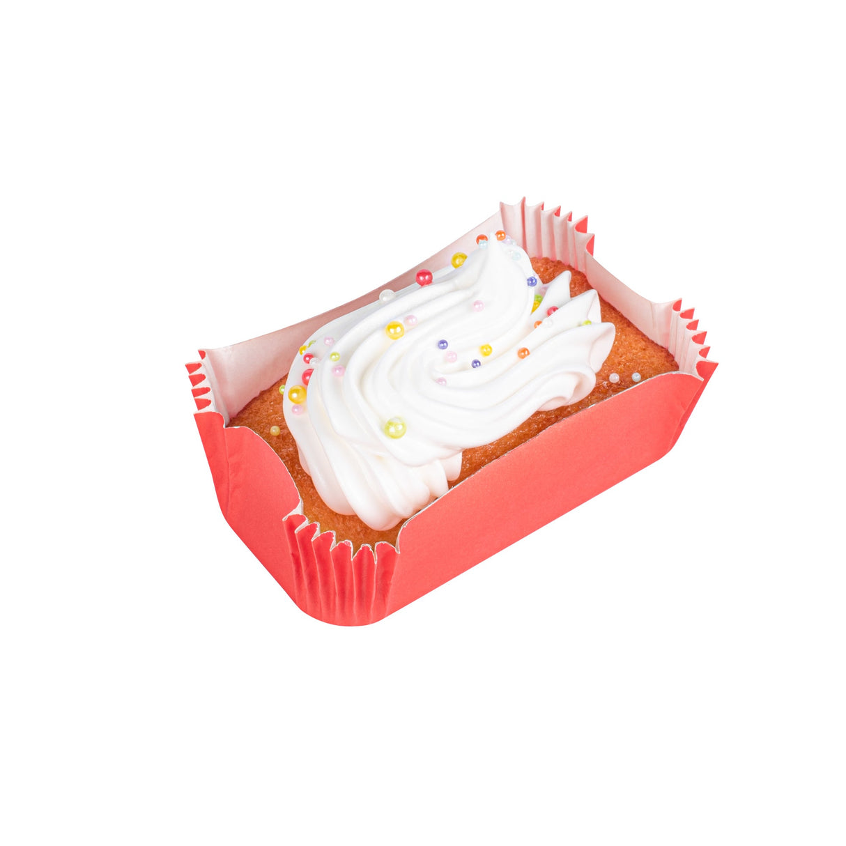 Cups, Baking, 5 Ounce, Paper, Red, Ridged, Large 4.50 x 2.50 x 1.25 Inch, Elliptical,200 - 1 EACH