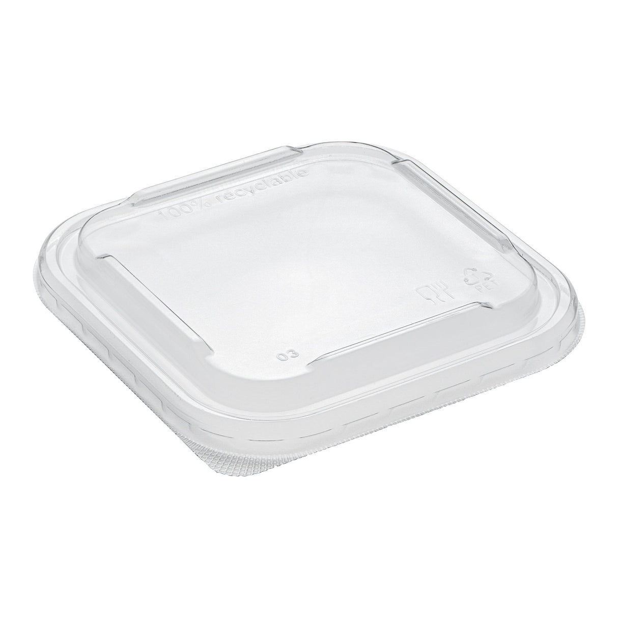 Lids, Matsuri Vision, Plastic, Clear, Anti-Fog, for 17 & 22 Ounce Sushi Containers, PET,50 - 1 EACH