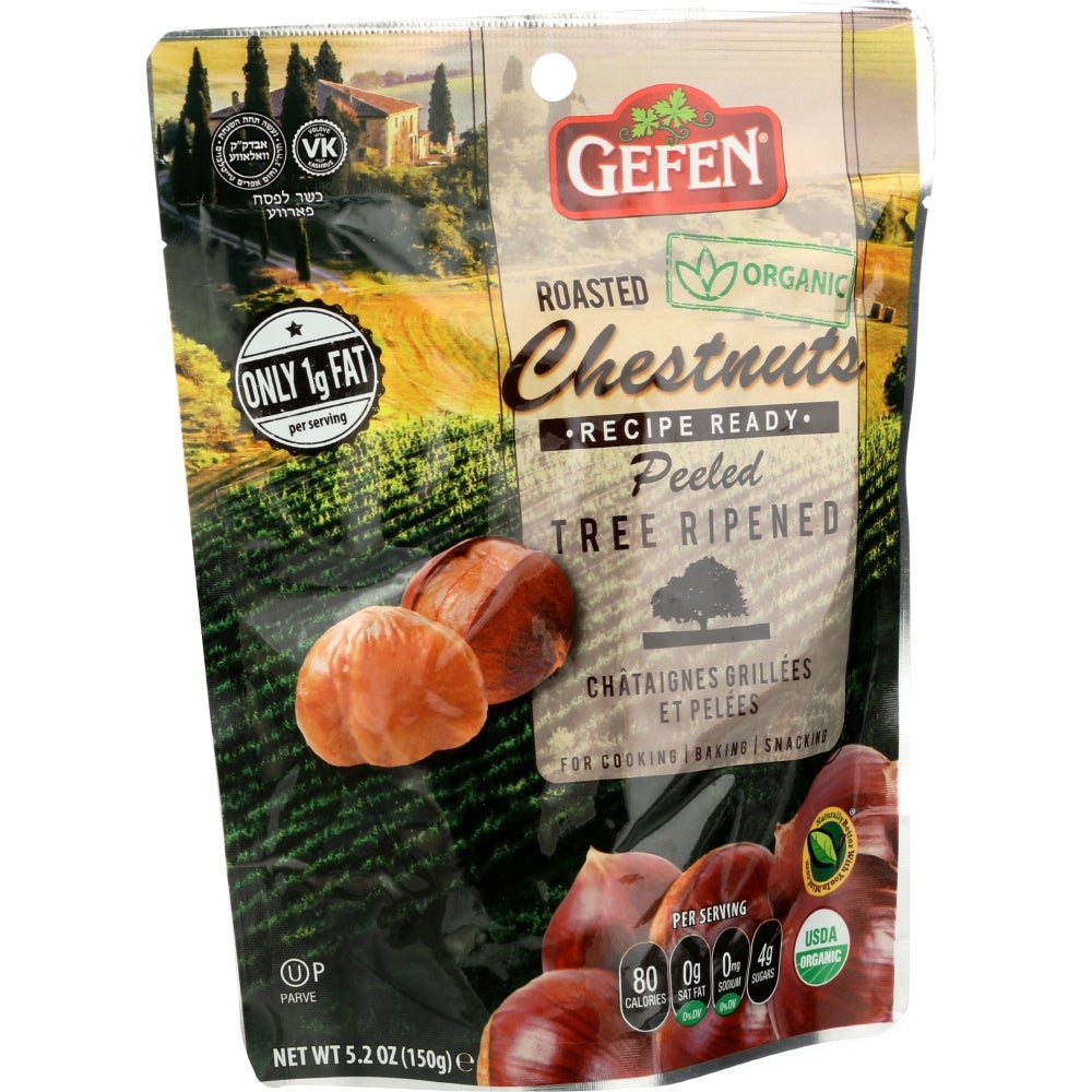 Chestnuts, Roasted, Whole, Shelled,12 - 5.2 OUNCE