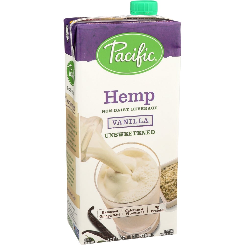 Beverage, Hemp, Vanilla Unsweetened,12 - 32 FLUID