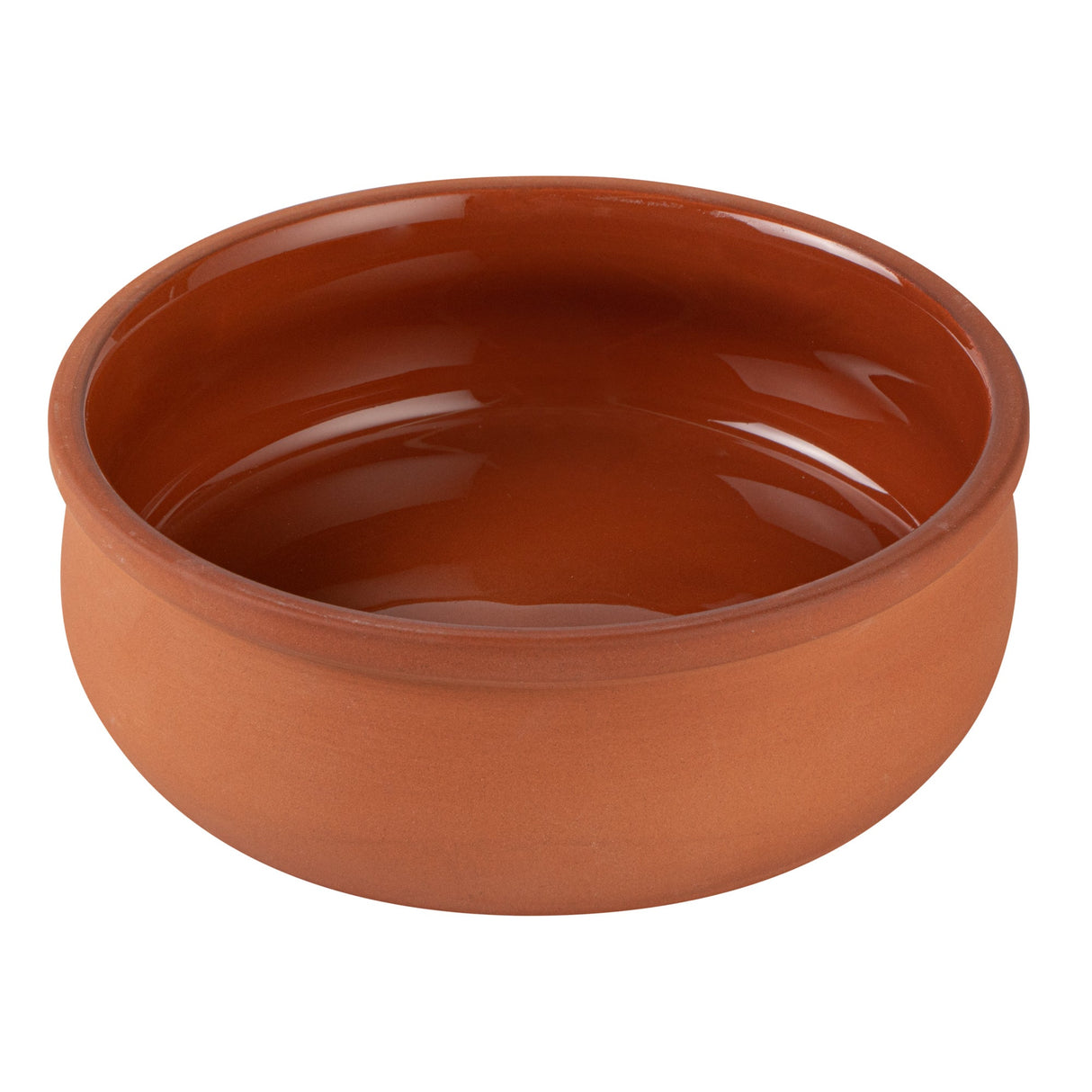 Bowls, Cazuela, Terra Tek 17 Ounce, Terracotta, Brown Glazed Interior, 5.75 x 5.75 x 2 Inch, Oven-Safe,2 - 5 COUNT