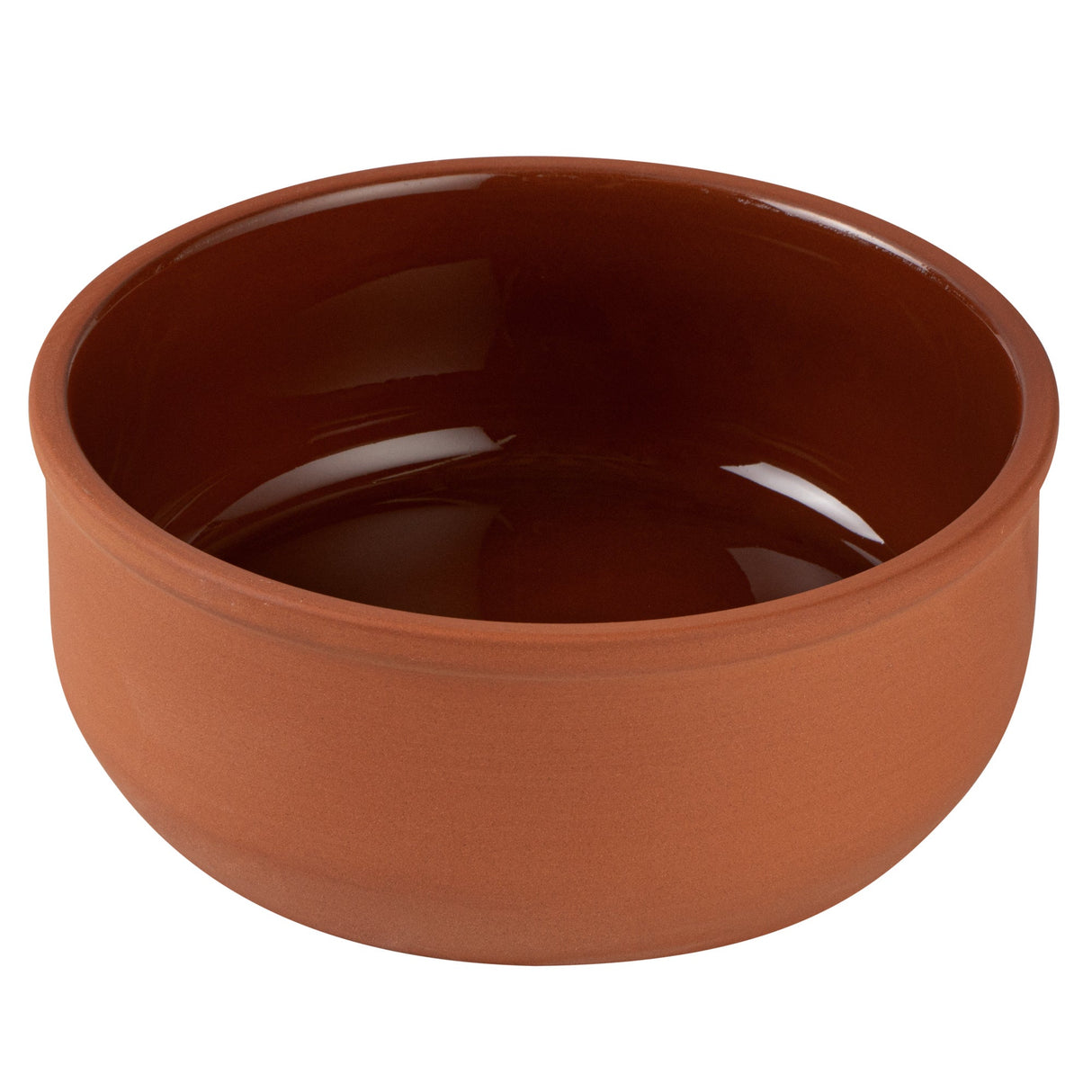 Bowls, Cazuela, Terra Tek 27 Ounce, Terracotta, Brown Glazed Interior, 6.25 x 6.25 x 2.50 Inch, Oven-Safe,2 - 1 EACH
