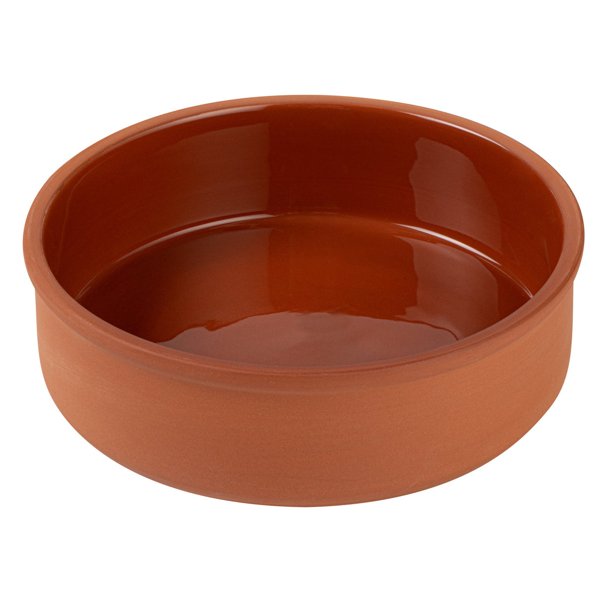 Bowls, Cazuela, Terra Tek 34 Ounce, Terracotta, Brown Glazed Interior, 7.50 x 7.50 x 2.25 Inch, Oven-Safe,2 - 1 EACH