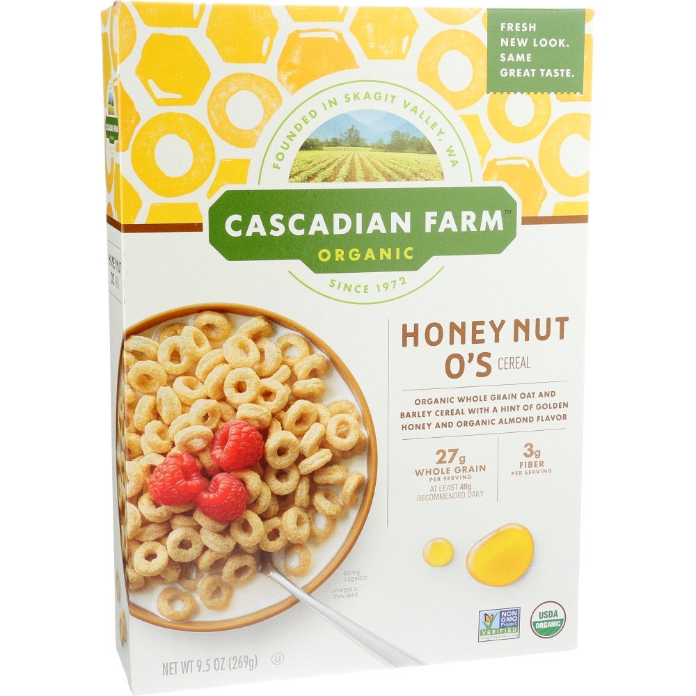 Cereal, Golden Honey Oat & Organic Almond, Honey Nut O's,12 - 9.5 OUNCE
