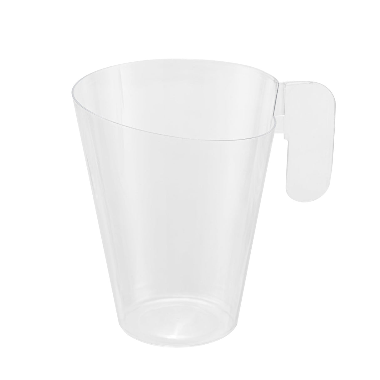 Cups, Mini Serve 2 Ounce, Plastic, Clear, 2.75 x 2.75 x 3.25 Inch, with Handle,25 - 1 EACH