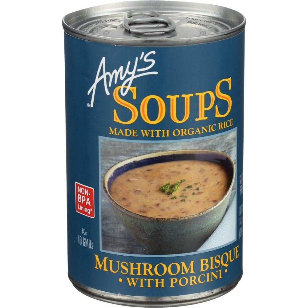 Bisque, Mushroom, with Porcini, Organic, Canned,12 - 14 OUNCE
