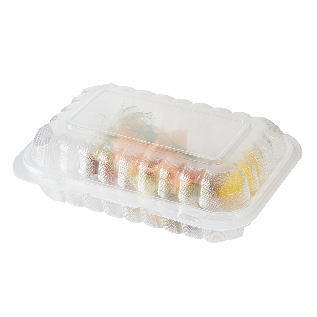 Containers, RW Base 29 Ounce, Microwavable Plastic, Clear, 9 x 6 x 2.75 Inch, Anti-Fog Clamshell, Rectangular,50 - 1 EACH
