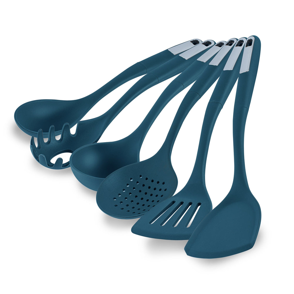 Utensil Set, Cooking, Met Lux 6-Piece, Silicone, Teal,1 - 6 PIECE