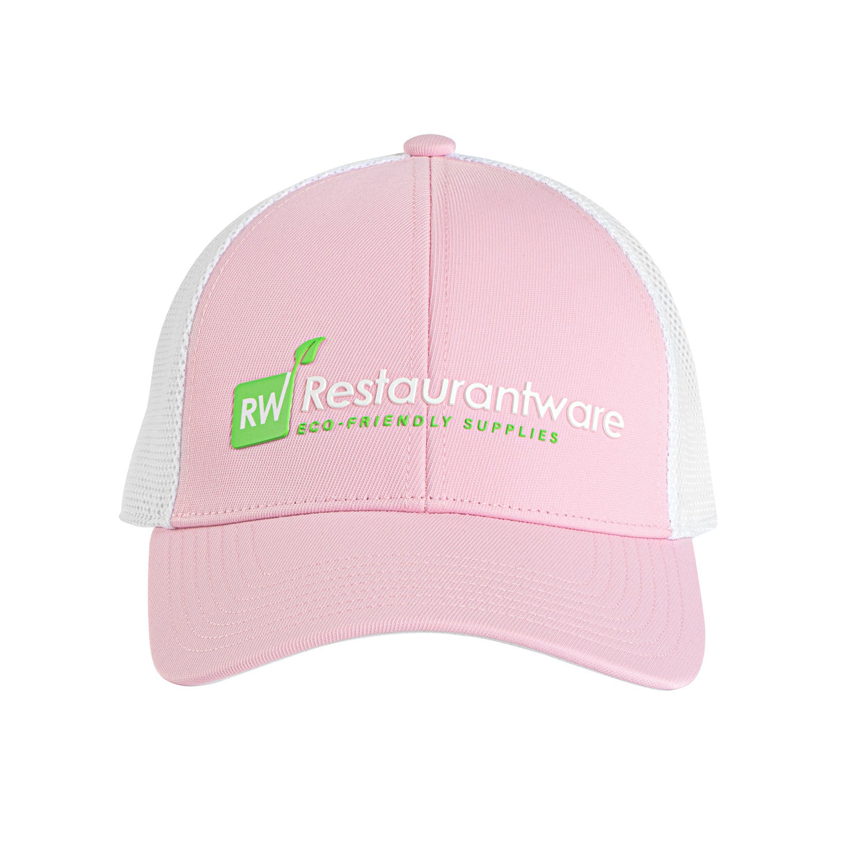 Hat, Trucker Snapback, RW Threads, Pink & White,1 - 1 EACH