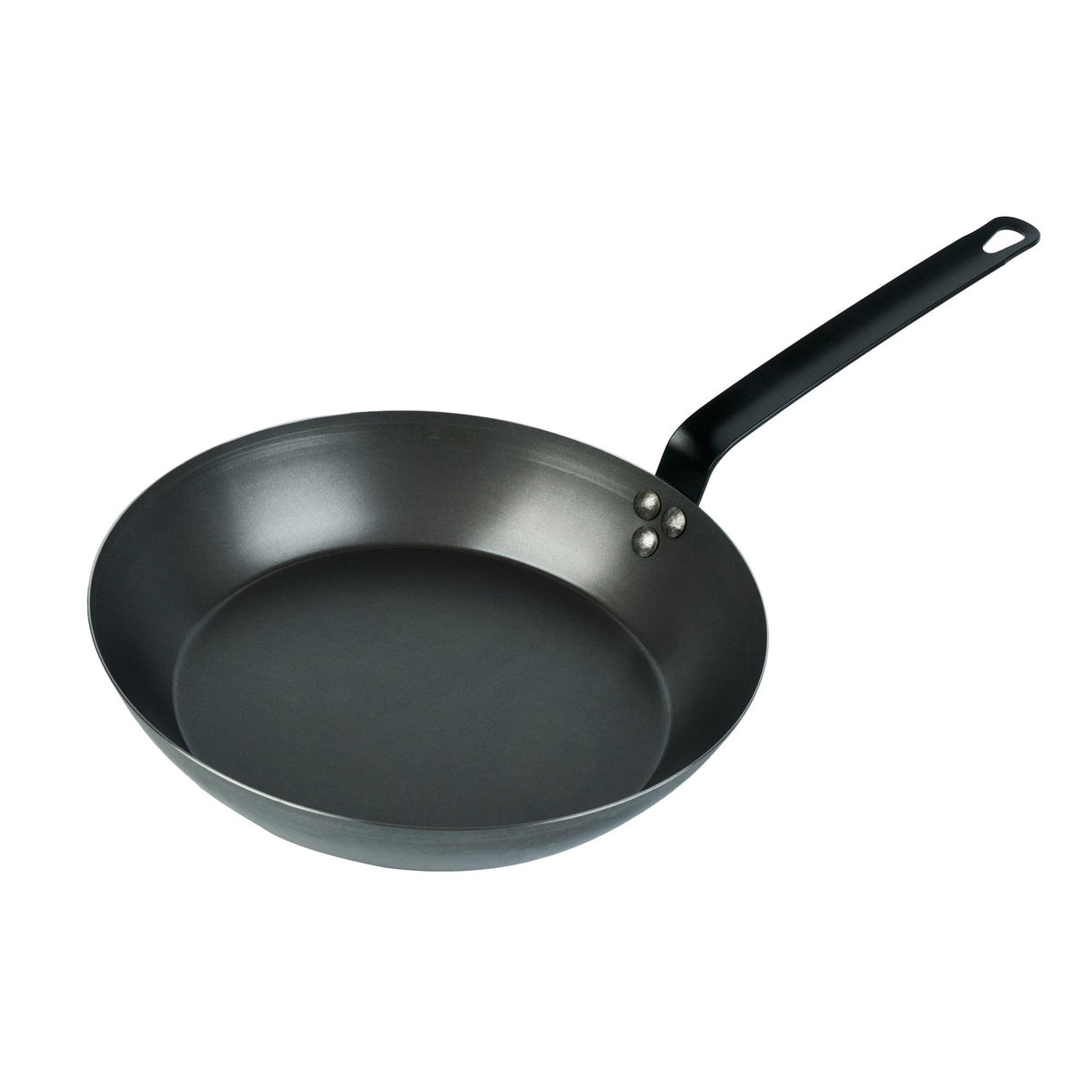 Pans, Fry, Met Lux 12 Inch, Carbon Steel, Black,6 - 1 EACH
