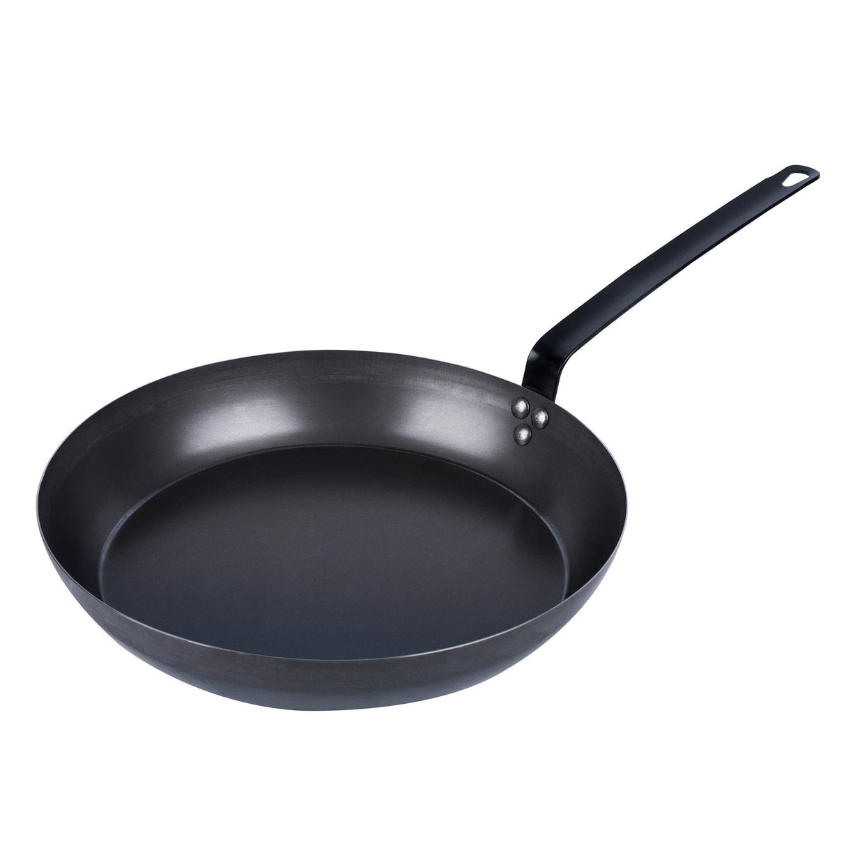 Pans, Fry, Met Lux 14 Inch, Carbon Steel, Black,6 - 1 EACH