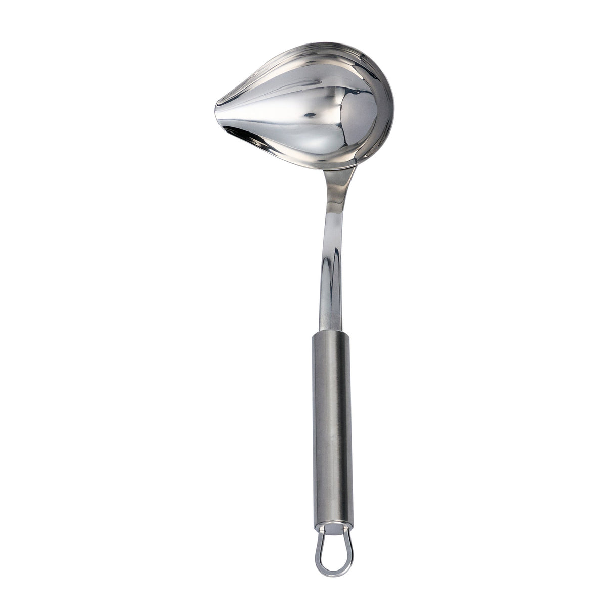 Ladle, 2.50 Ounce Pour Spout, German Standard One-Piece, Stainless Steel,1 - 1 EACH