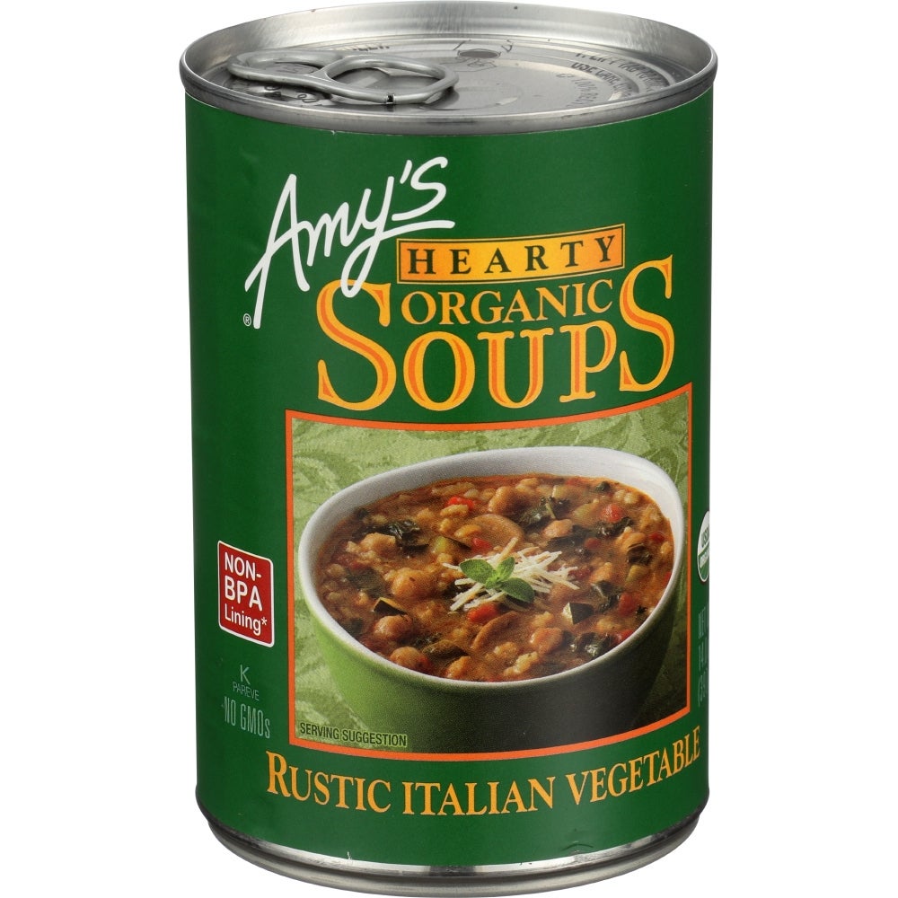 Soup, Rustic Italian Vegetable, Hearty, Organic, Canned,12 - 14 OUNCE