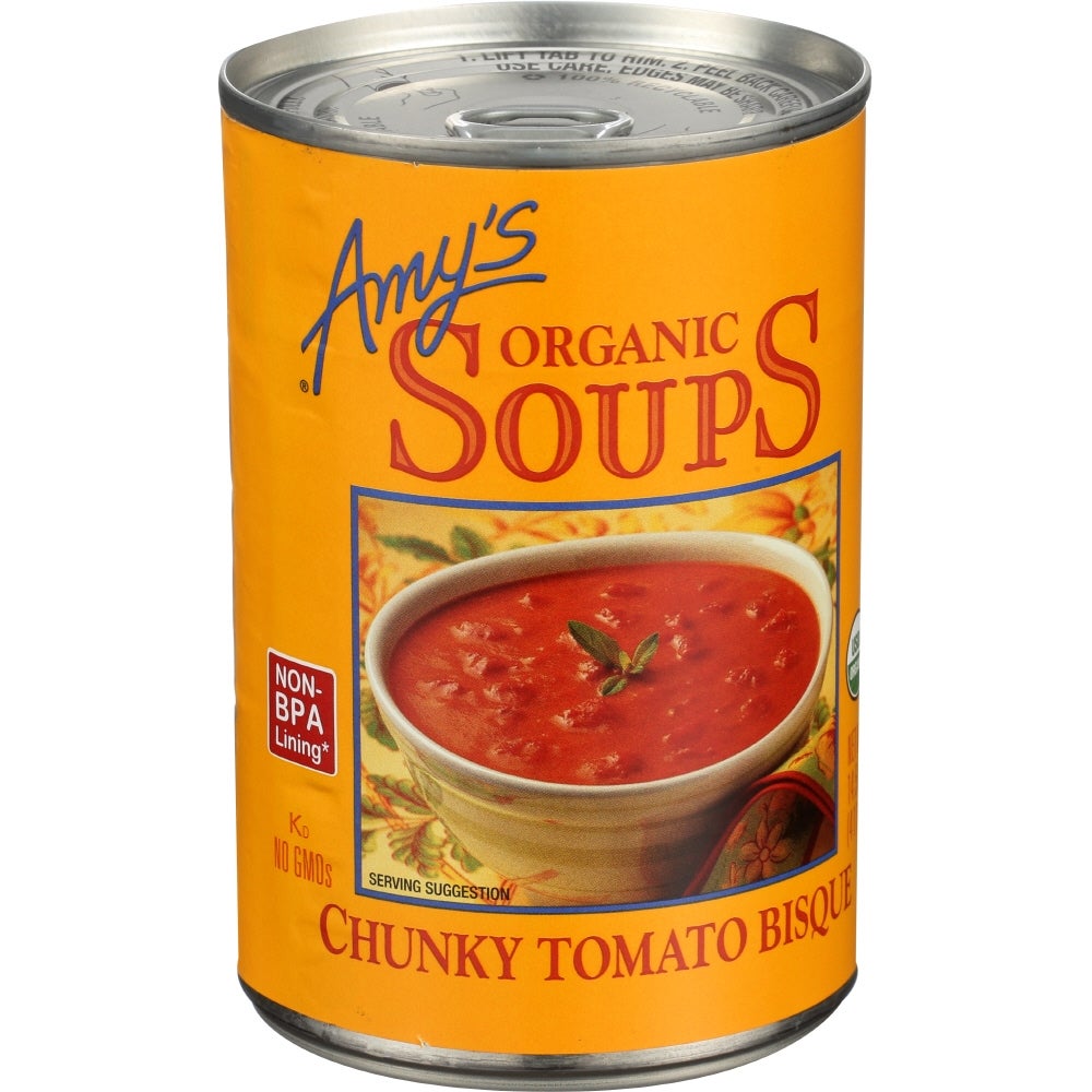 Bisque, Tomato, Chunky, Organic, Canned,12 - 14.5 OUNCE