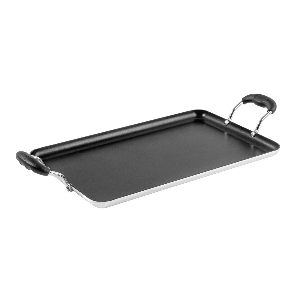 Griddles, Double-Burner, Met Lux 16.50 x 10.50 Inch, Non-Stick, Bakelite Handles, Aluminum,10 - 1 EACH