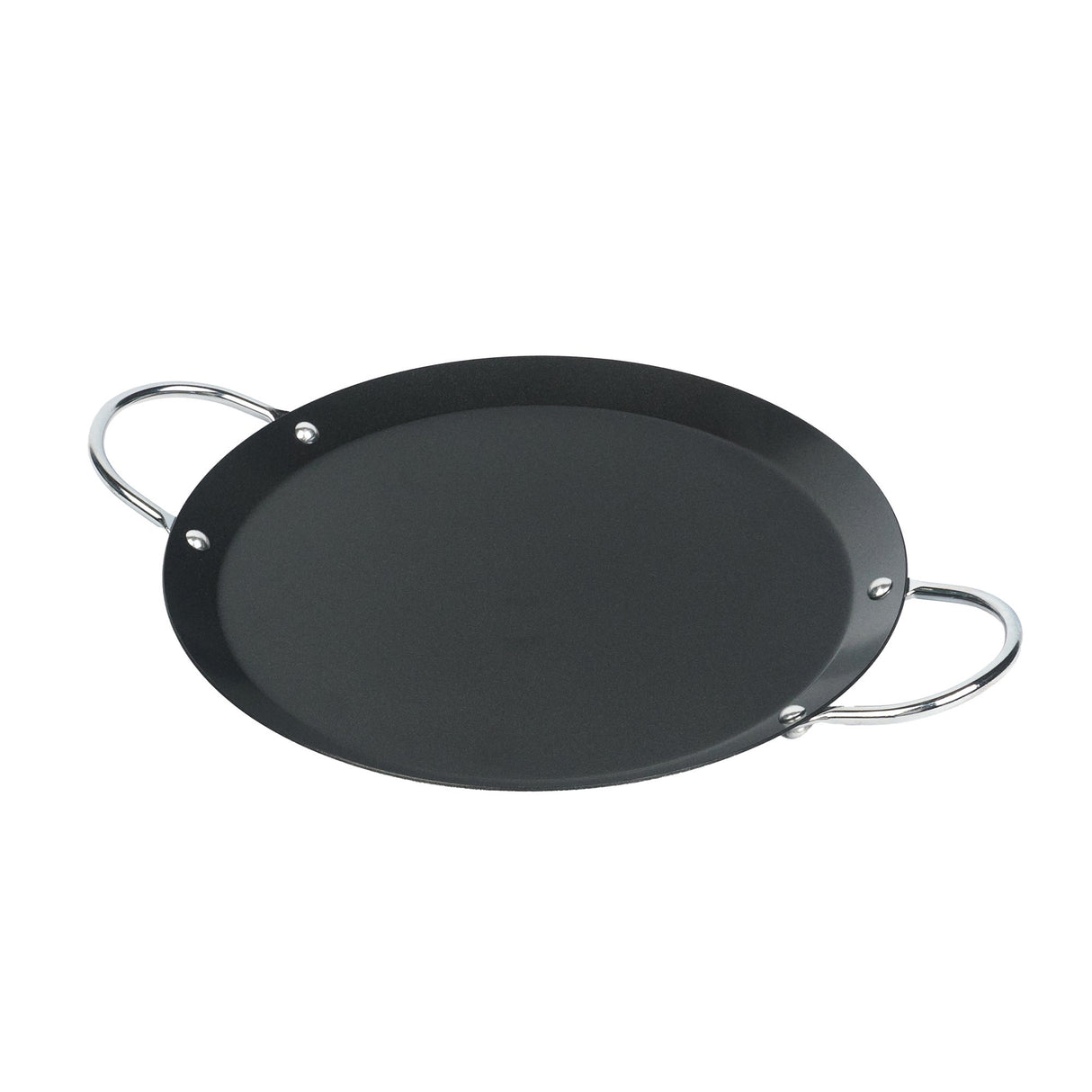 Griddle, Met Lux 9 Inch, Non-Stick, Chrome Handles, Carbon Steel, Round,1 - 1 EACH
