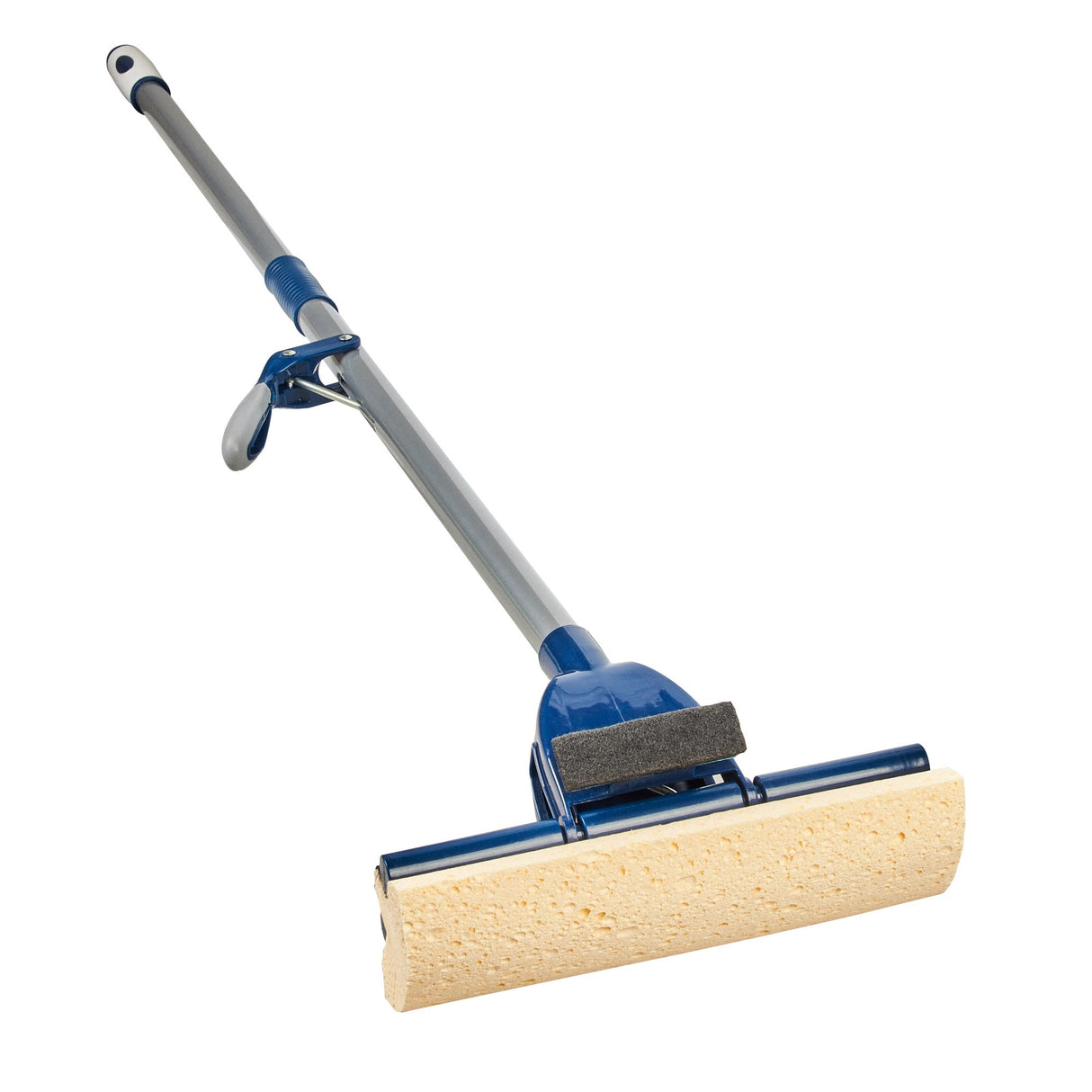 Mop, Sponge, Clean Tek Professional, Blue, Cellulose, includes Scouring Pad Attachment,1 - 1 EACH