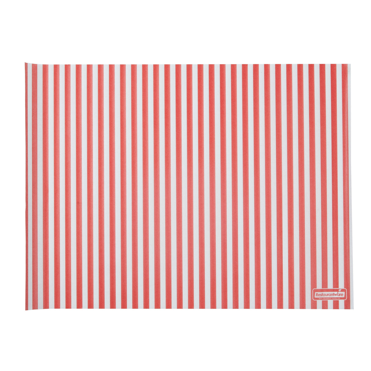Food Wrap & Basket Liners, RW Base 15 x 11 Inch, Greaseproof Paper, Red & White Stripe,10 - 200 COUNT