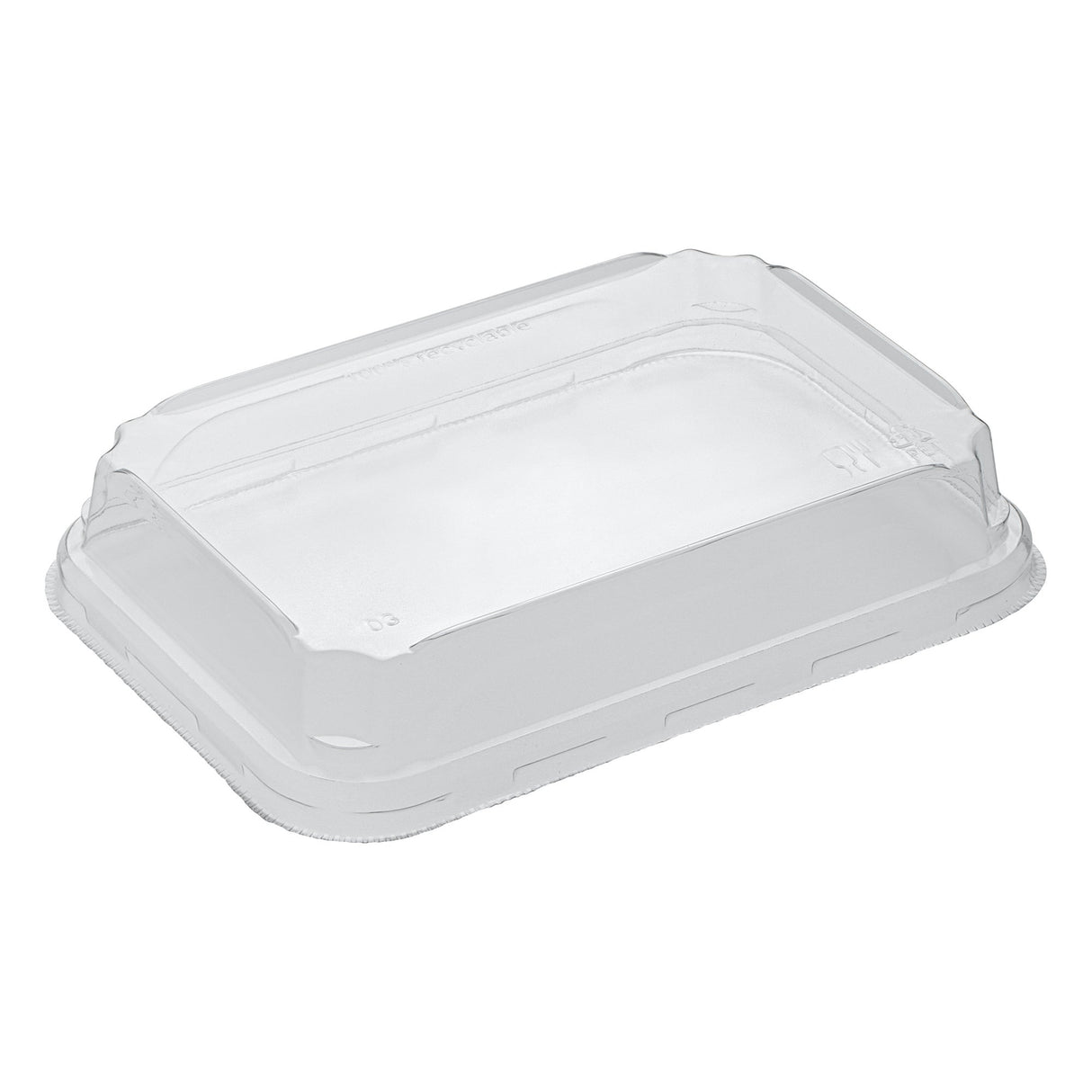 Lids, Matsuri Vision, Plastic, Clear, Anti-Fog, for 8 Ounce Sushi Containers, PET,2 - 50 COUNT