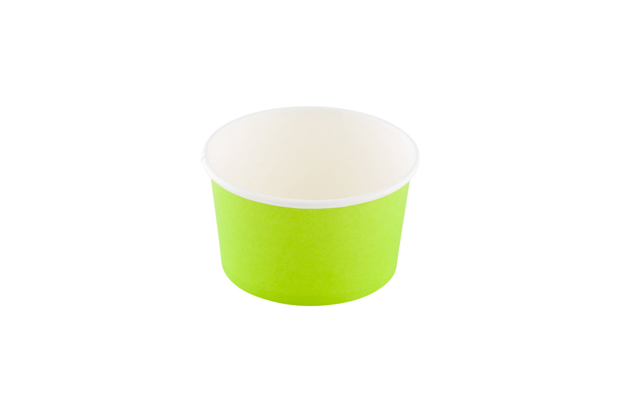 Cups, To-Go, 12 Ounce, Paper, Green, Round,1 - 50 COUNT