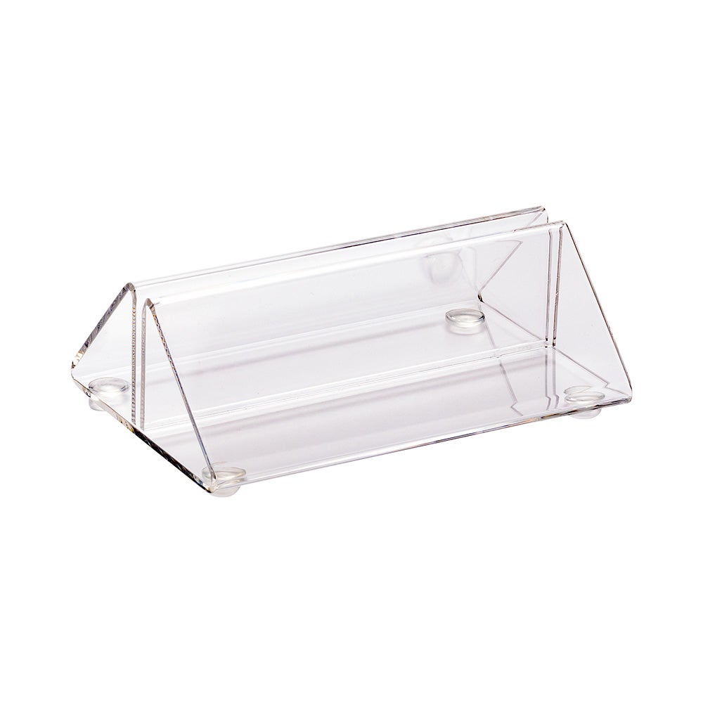 Stand, Card & Menu, Clear Tek, Clear, Acrylic, 3.50 x 2.50 x 1.25 Inch,1 - 1 EACH