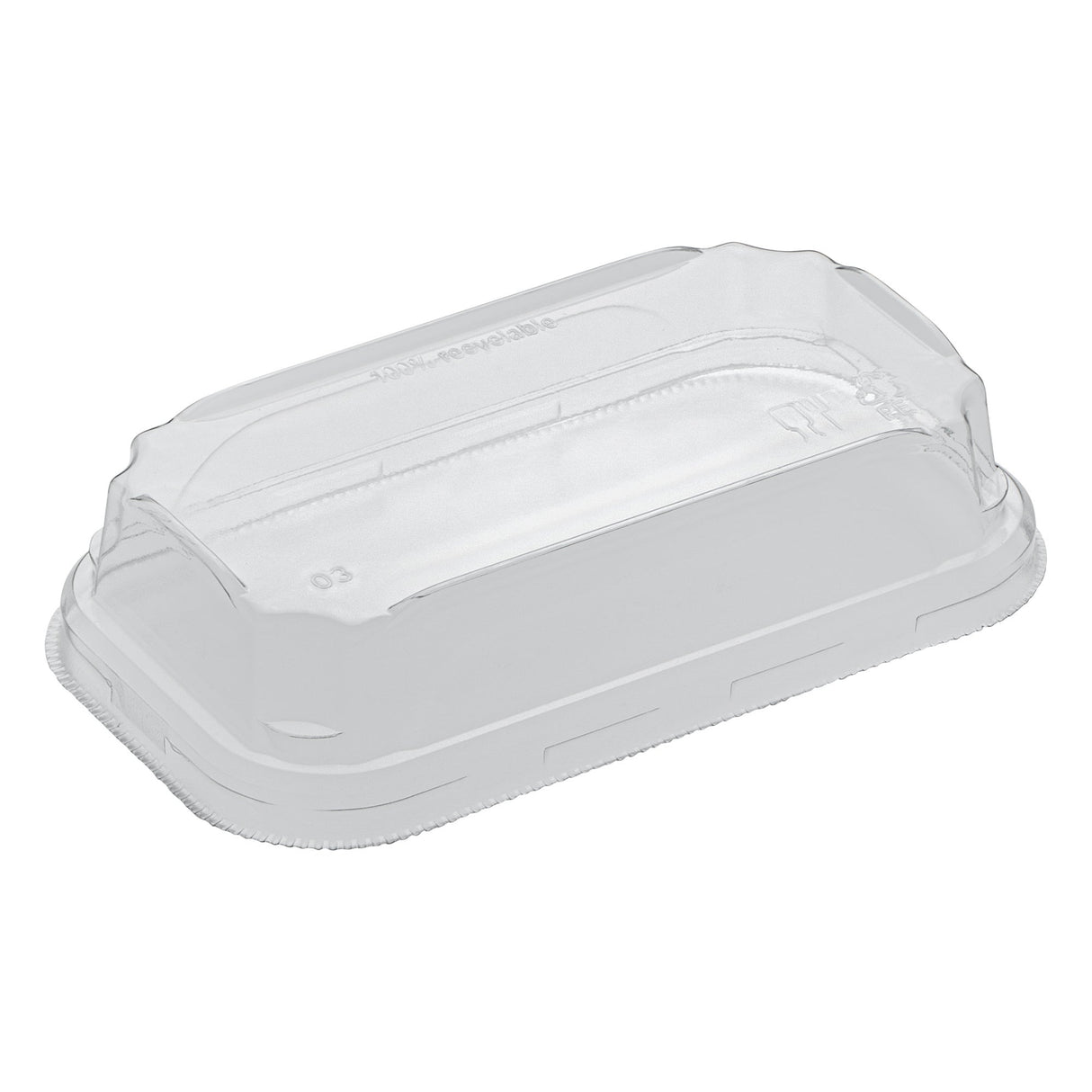Lids, Matsuri Vision, Plastic, Clear, Anti-Fog, for 5 Ounce Sushi Containers, PET,50 - 1 EACH