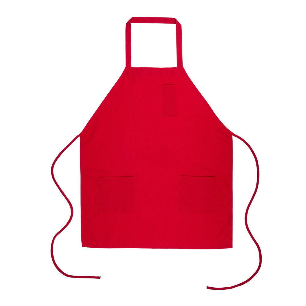 Aprons, Bib, RW Base 3-Pocket, Red, 32.50 x 27.50 Inch,1 - 1 EACH
