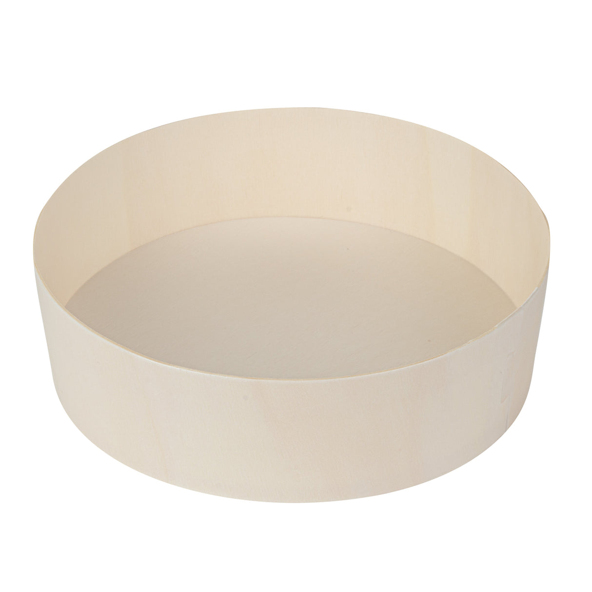 Containers, Food, 6 Inch, Poplar Wood, Natural Taipei Design, Small Round, 6 Linear Inch,1 - 100 COUNT