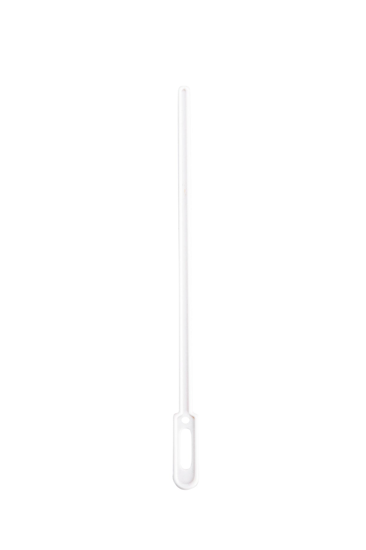 Stirrers, Keyhole, 6.25 Inch, Plastic, White,100 - 1 EACH