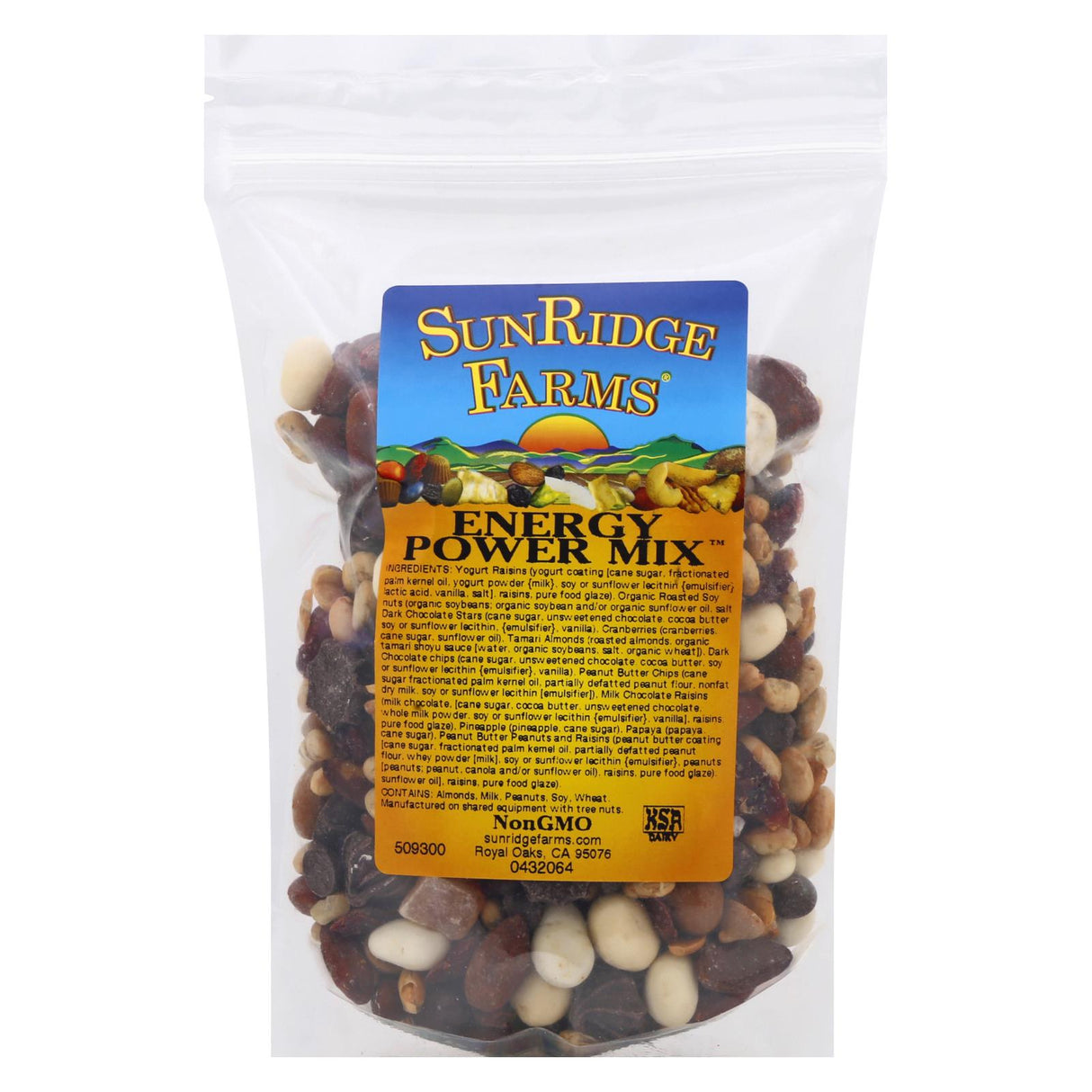 Trail Mix, Fruit/Nut/Chocolate, Energy Power,1 - 12 POUND