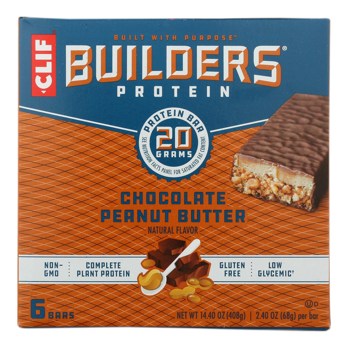 Bars, Protein, Builder's, Chocolate Peanut Butter, 2.4 Ounce,6 - 6 COUNT
