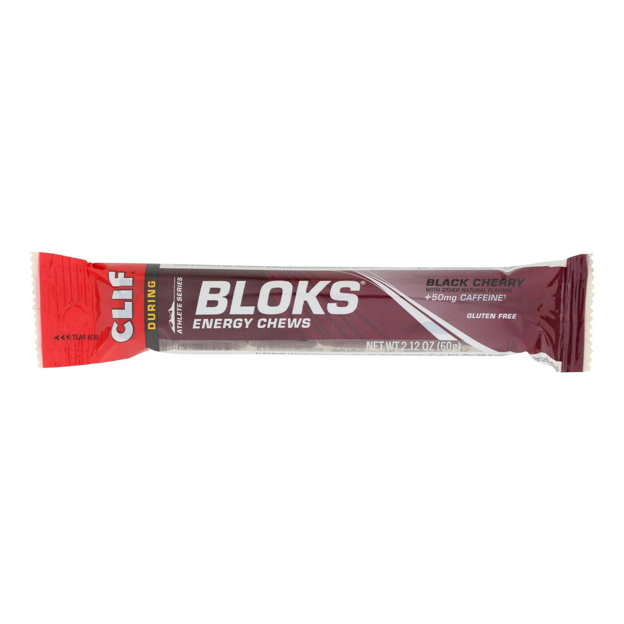 Energy Chews, Black Cherry, contains Caffeine, 0.35 Ounce,18 - 6 COUNT