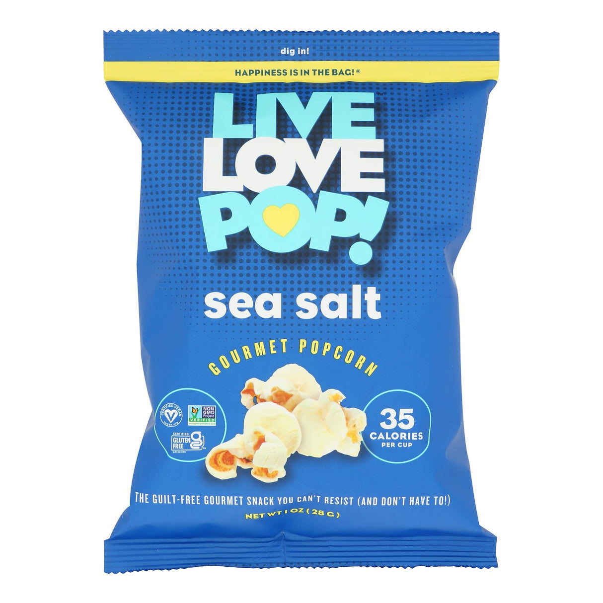 Popcorn, Ready-to-Eat, Sea Salt,24 - 1 OUNCE