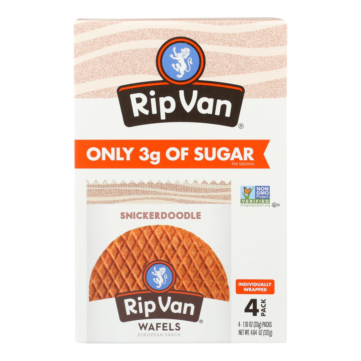 Cookies, Wafel, Snickerdoodle, Individually-Wrapped, 1.16 Ounce,12 - 4 COUNT
