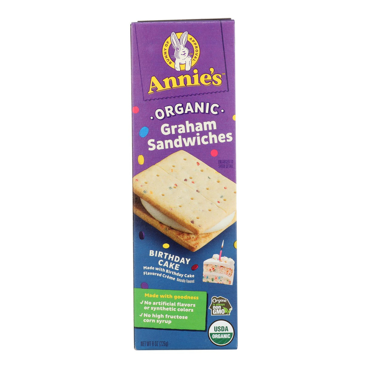 Sandwiches, Graham Cracker, Birthday Cake,6 - 8 OUNCE